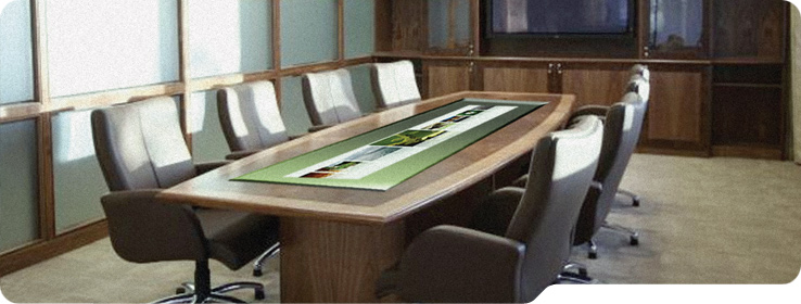interactive boardroom table